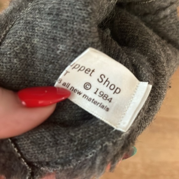 Vintage Omega Puppet Shop Elephant 1984 Gray 12” Tall Teacher Therapist - Picture 8 of 8